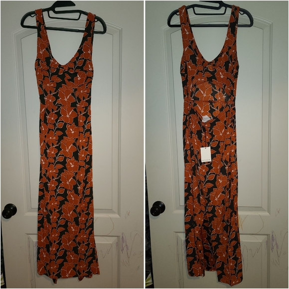 New acacia mid pacific penny dress maxi hibiscus P - Picture 6 of 16